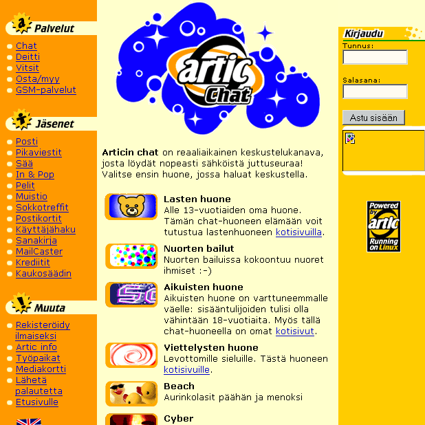 Artic.net chat